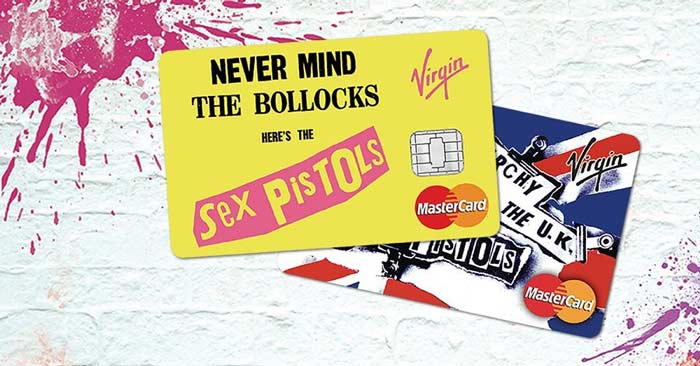 Virgin Money Announces Exclusive Sex Pistols Credit Cards