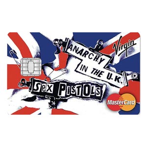Sex Pistols Virgin Money credit cards