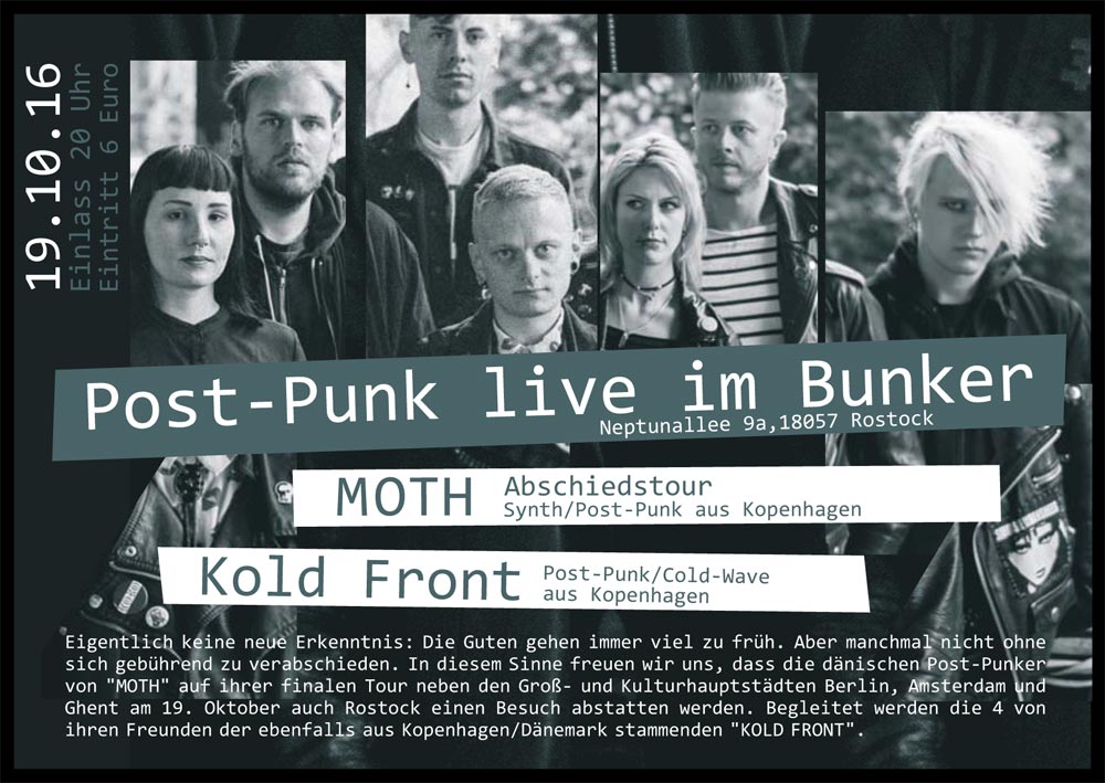 Post-Punk live im Bunker