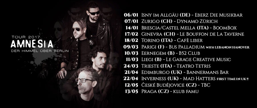 Der Himmel Über Berlin 2017 Tour Dates