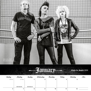 'Goths for Sophie' 2019 Calendar